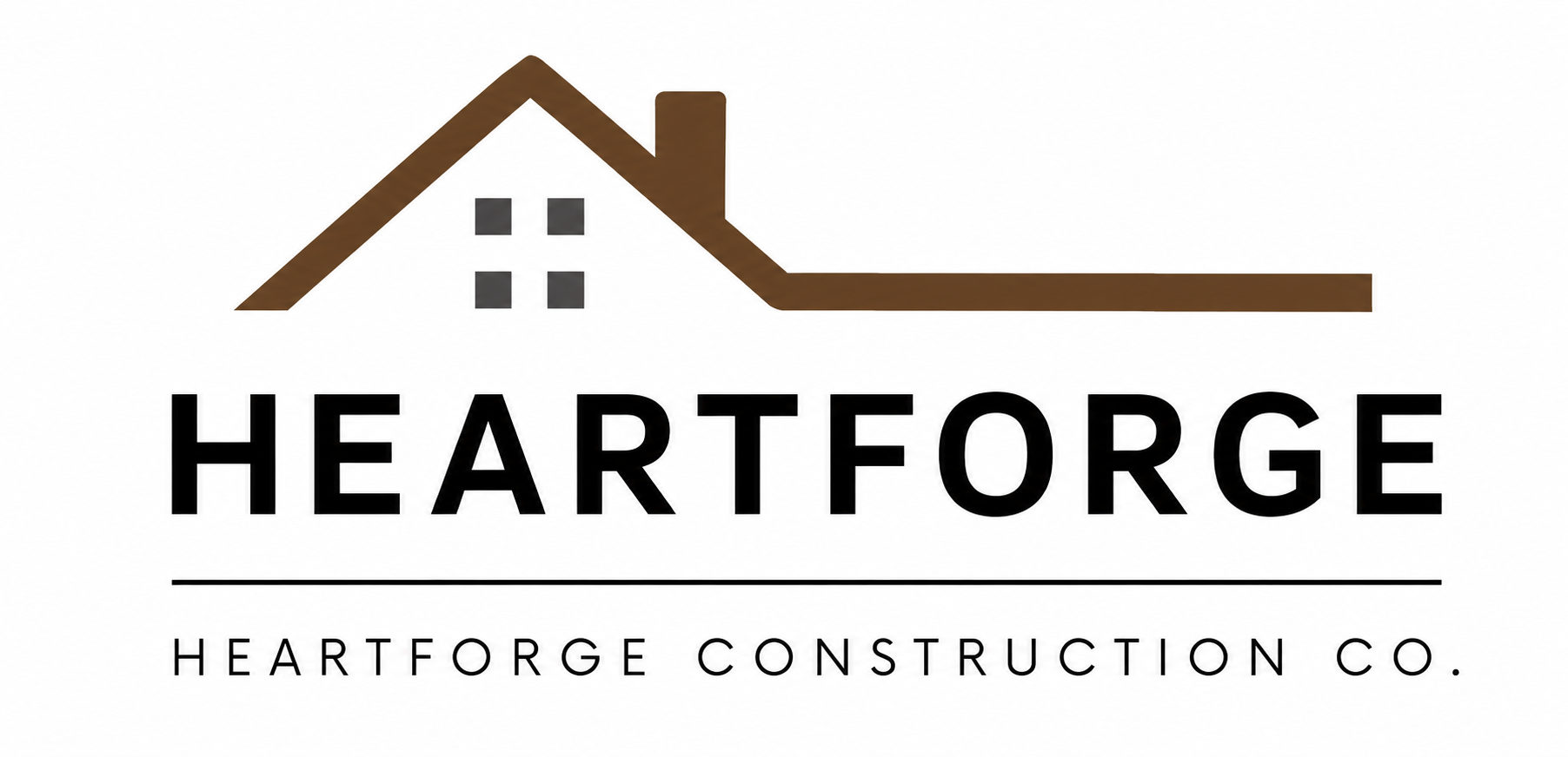 HeartForge Construction logo